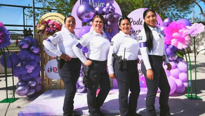 Policía Violeta y Policía Escolar celebran el Día de la Mujer en Frontera