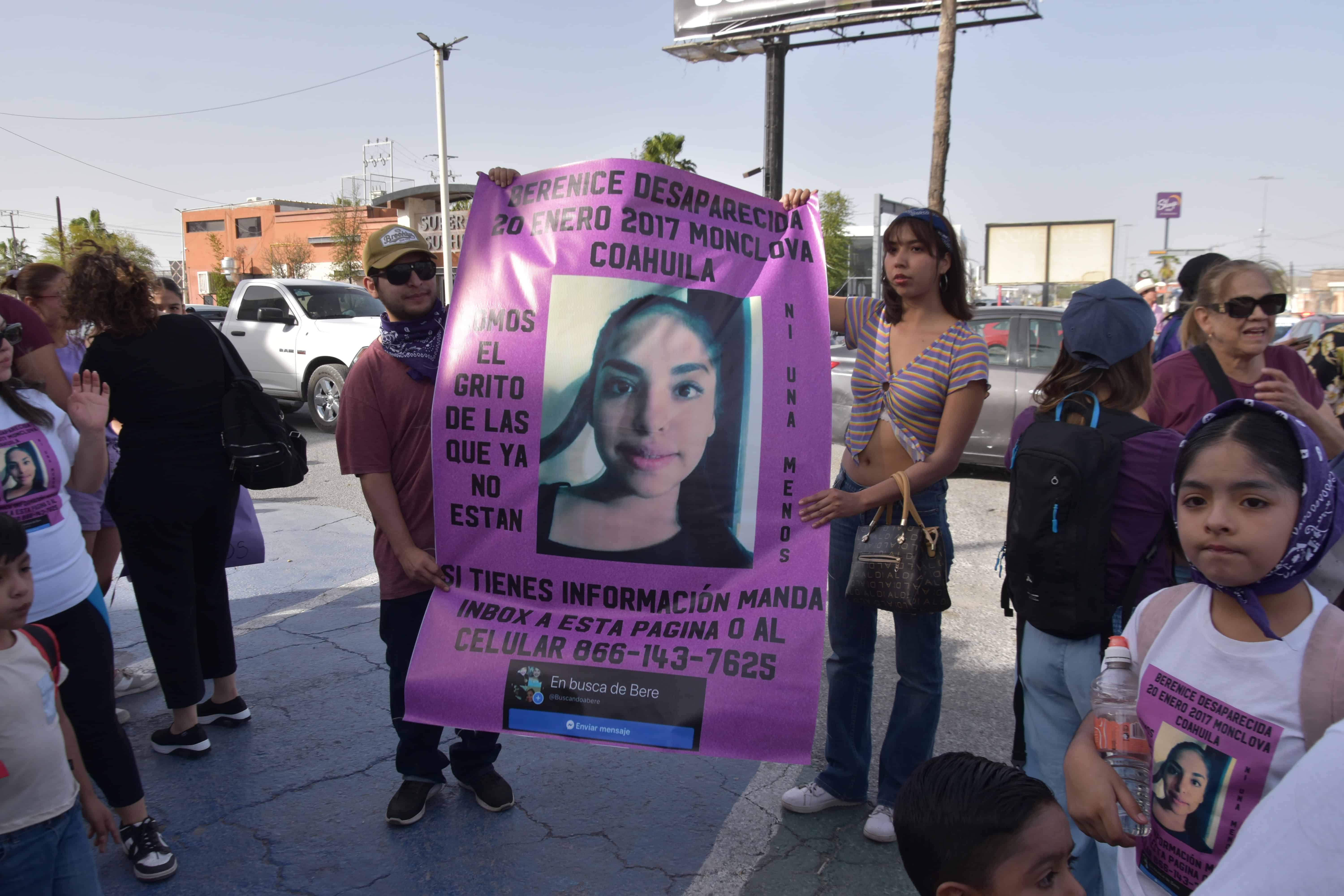 Familiares de Berenice llevan años de incertidumbre por su desaparición.