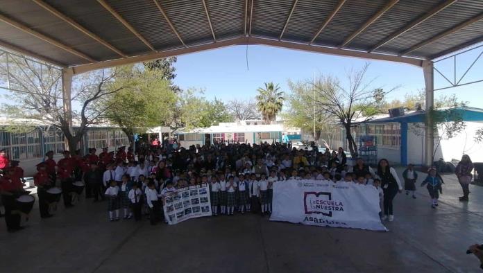 Benefician primaria con "La escuela es nuestra"