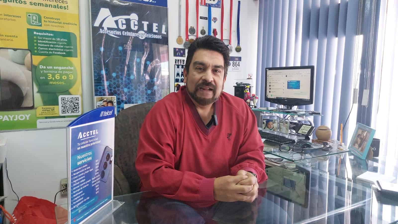 Juan Carlos Hernández Hernández secretario del Club Ciclista River Bike.