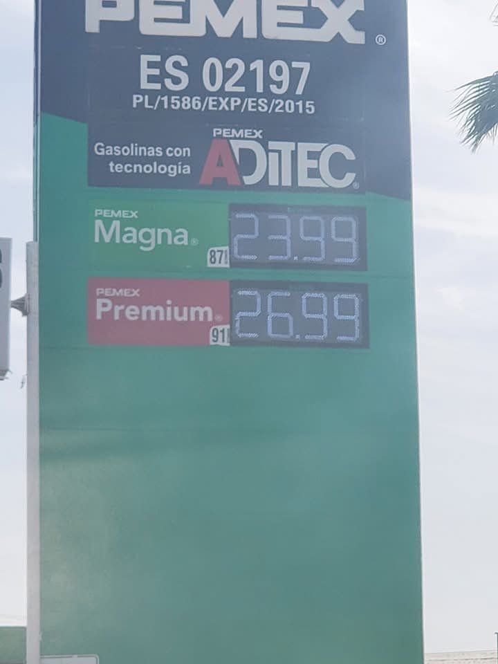 Acatan gasolineros precios de la variedad Magna como parte de la homologación de precios.