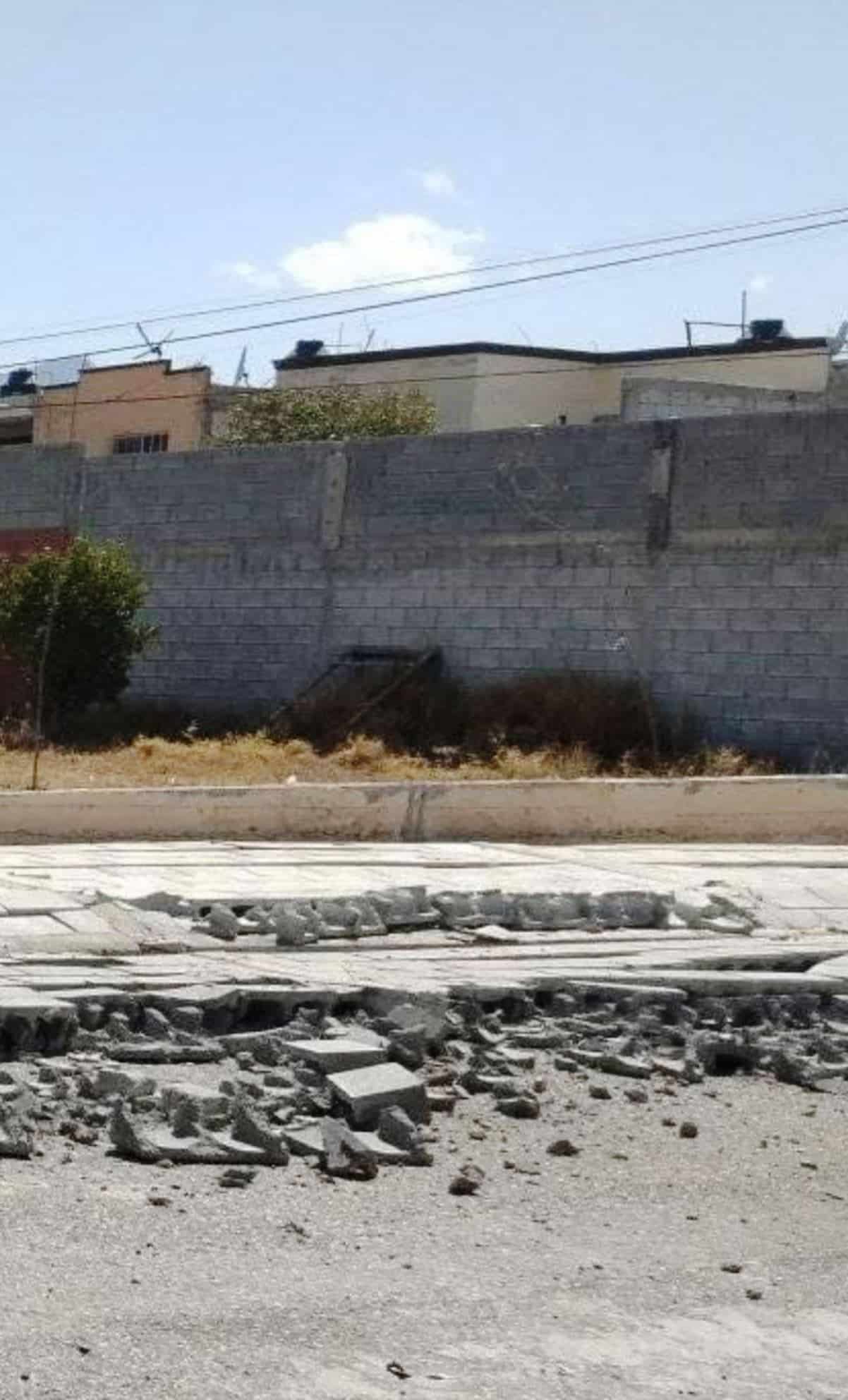 Tumba viento barda en la primaria Francisco Narro Acuña