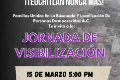 Convocan a Jornada de Visibilización por los Desaparecidos en Piedras Negras