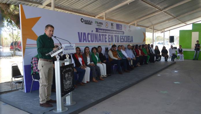 Ponen en marcha programa de ´Vacúnate en tu escuela´