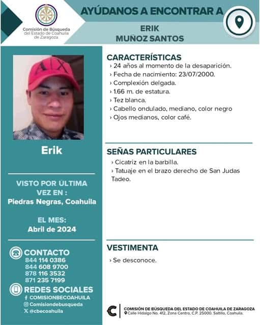 Reportan a dos jóvenes desaparecidos en PN 