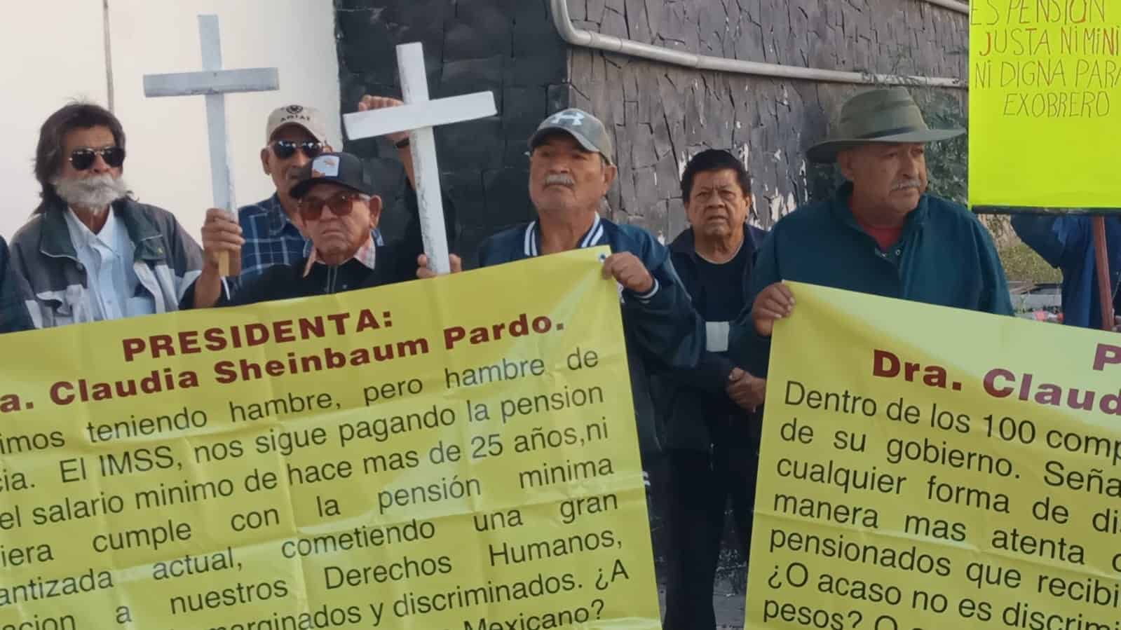 Pensionados acudirán al Plan de Guadalupe en busca de acercamiento con la Presidenta.