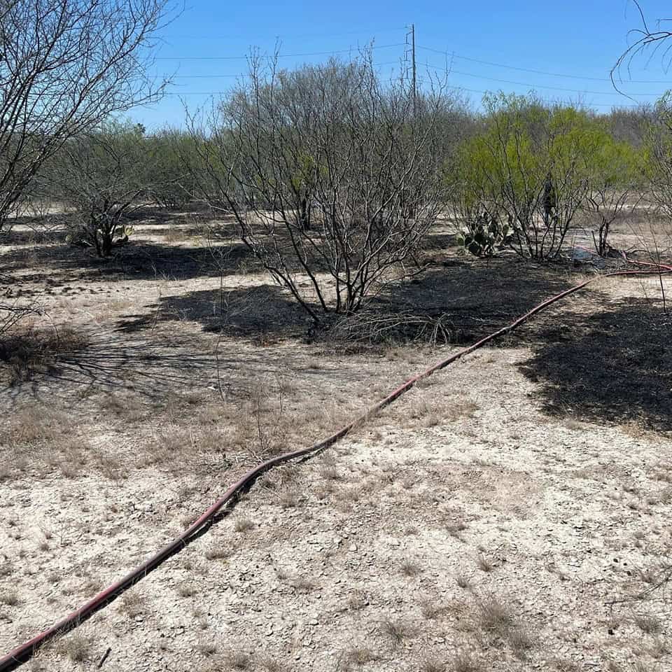 Atienden incendio de pastizal en carretera 57 