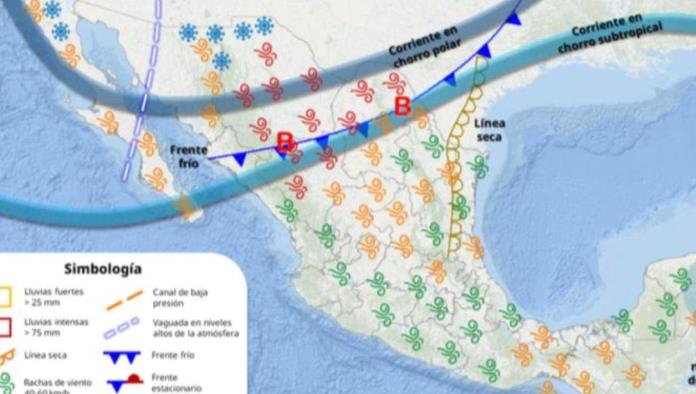 Llegada de nuevo sistema frontal a Coahuila generará fuertes rachas de viento