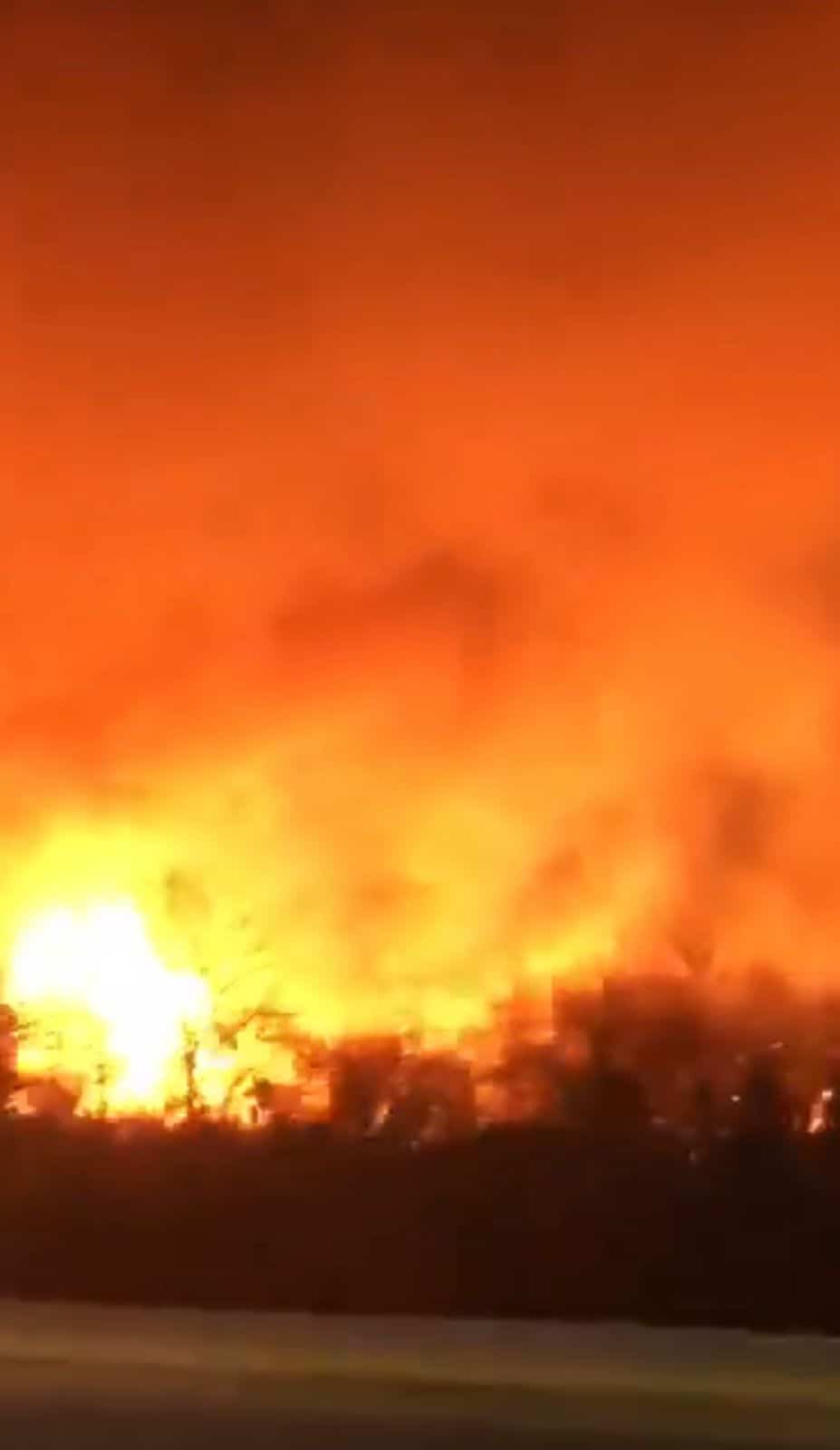 Incendio en las orillas del Río Bravo genera emergencia en Ciudad Acuña