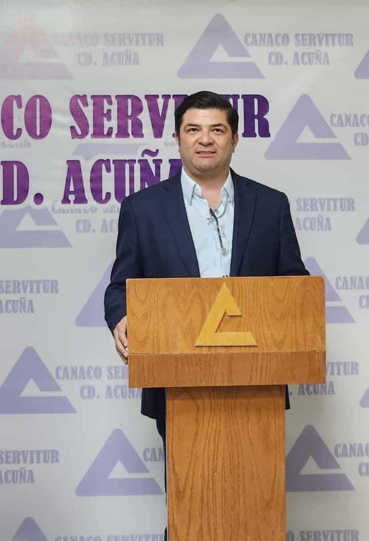 Nuevo presidente de CANACO en Ciudad Acuña: José Santos Gómez Arizpe asume el liderazgo