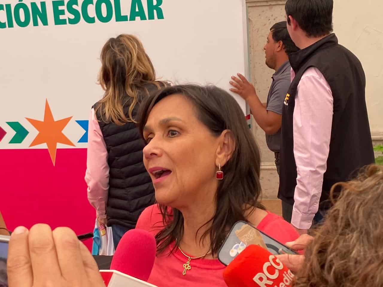 La Presidenta honoraria del DIF Coahuila, Liliana Salinas Valdés. 