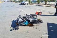 Grave motociclista tras ser embestido en la colonia Buena Vista