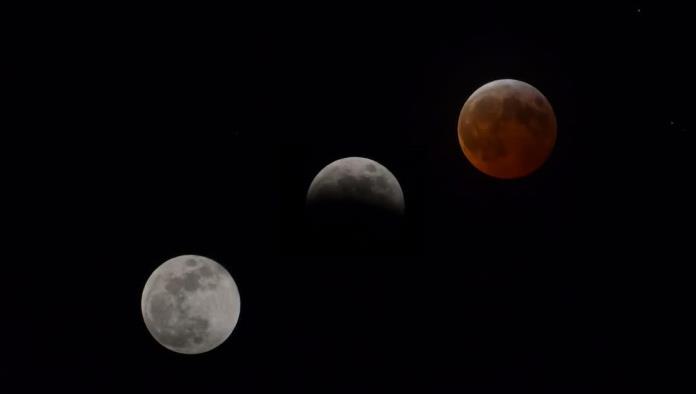 ASÍ FUE el Eclipse Total de Luna Tiñe el Cielo de Rojo