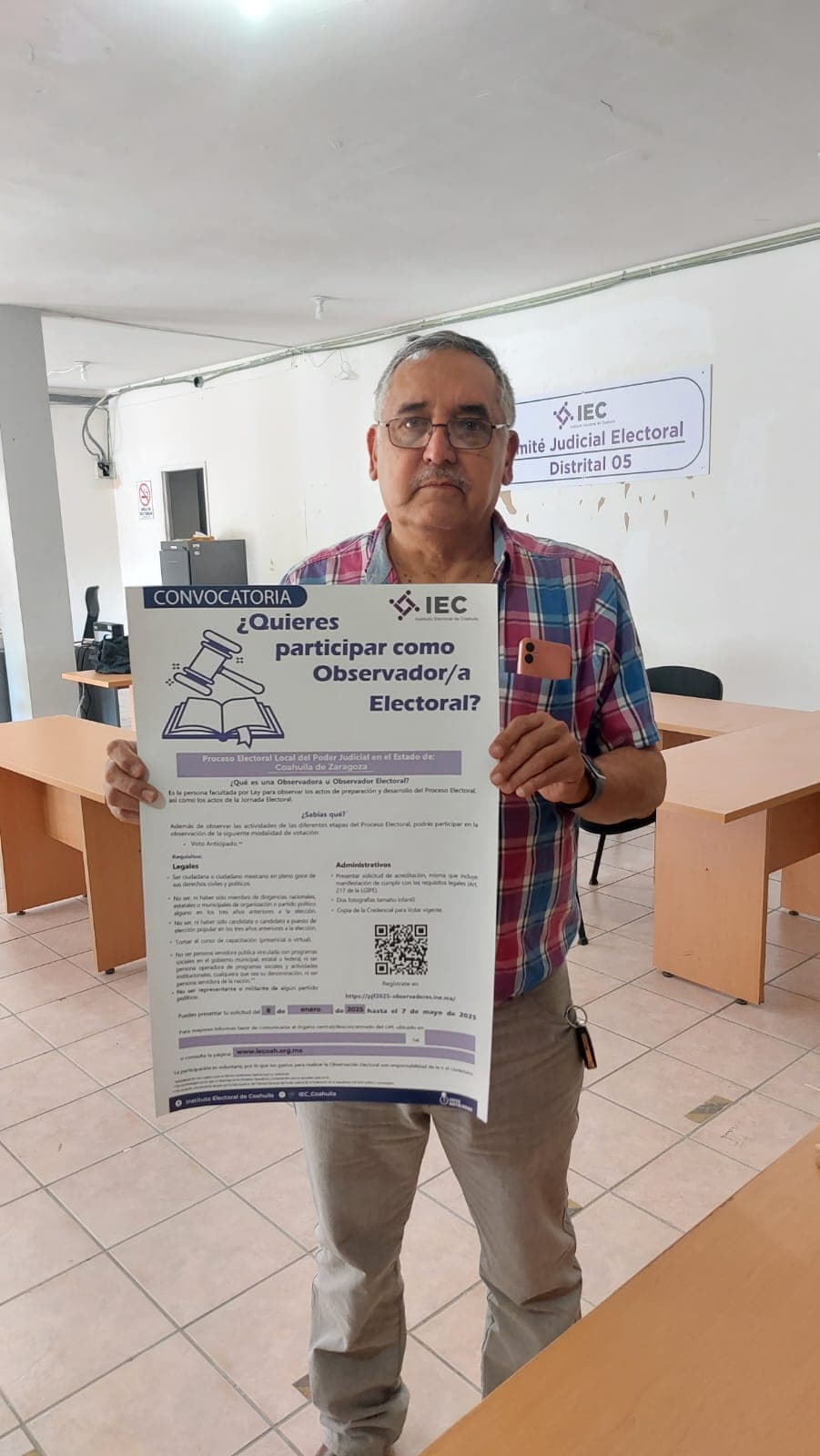 Promueven La Participación De Observadores Electorales En El Distrito 05