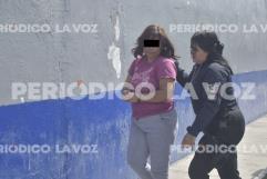 Amenaza a esposo e hijos con cuchillo