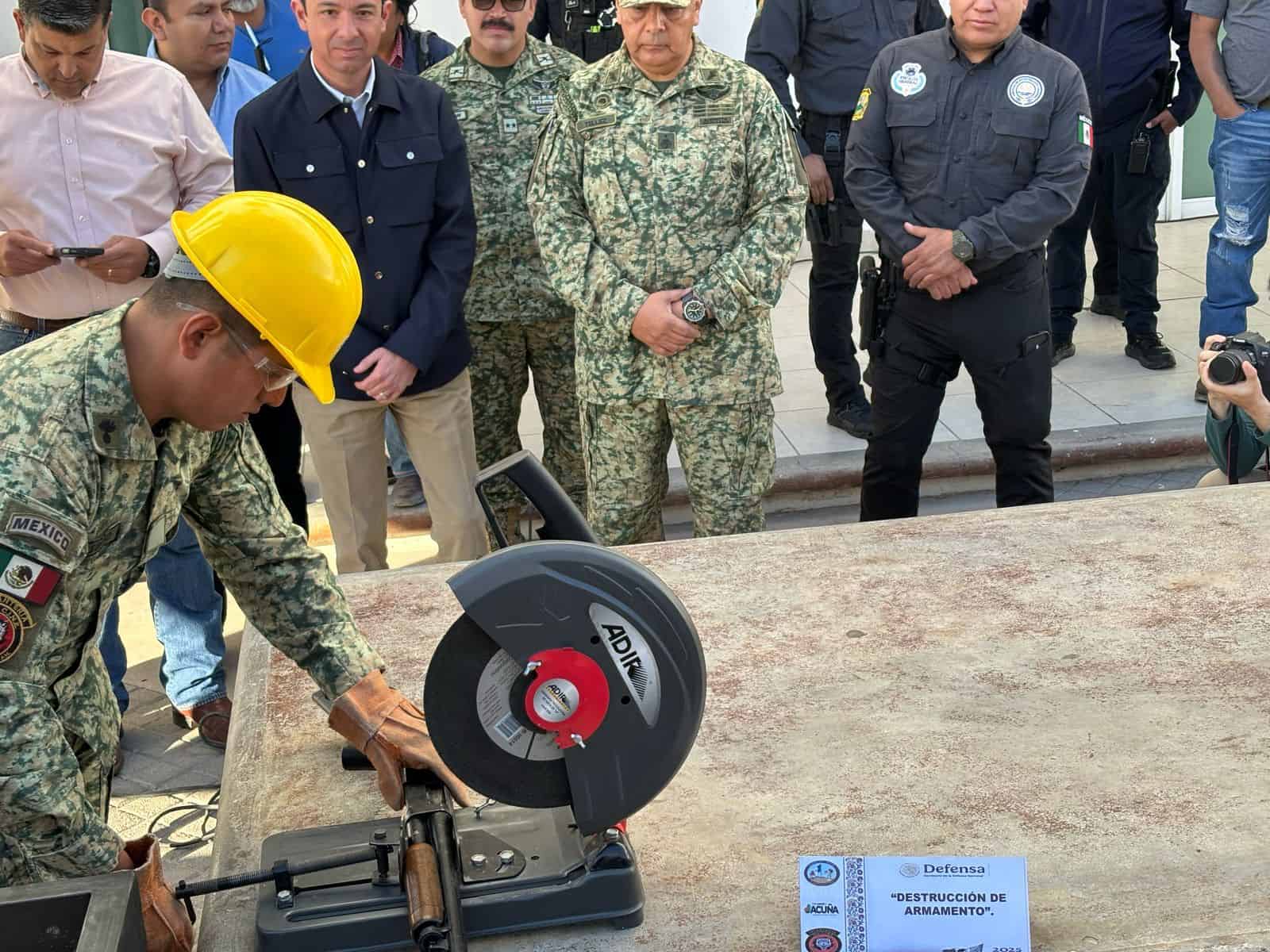 Promueven canje de armas en Acuña