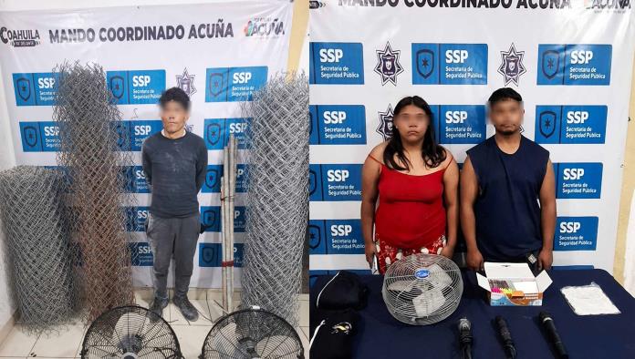 Detenidos en Ciudad Acuña por robo en escuela de Noblasi 2