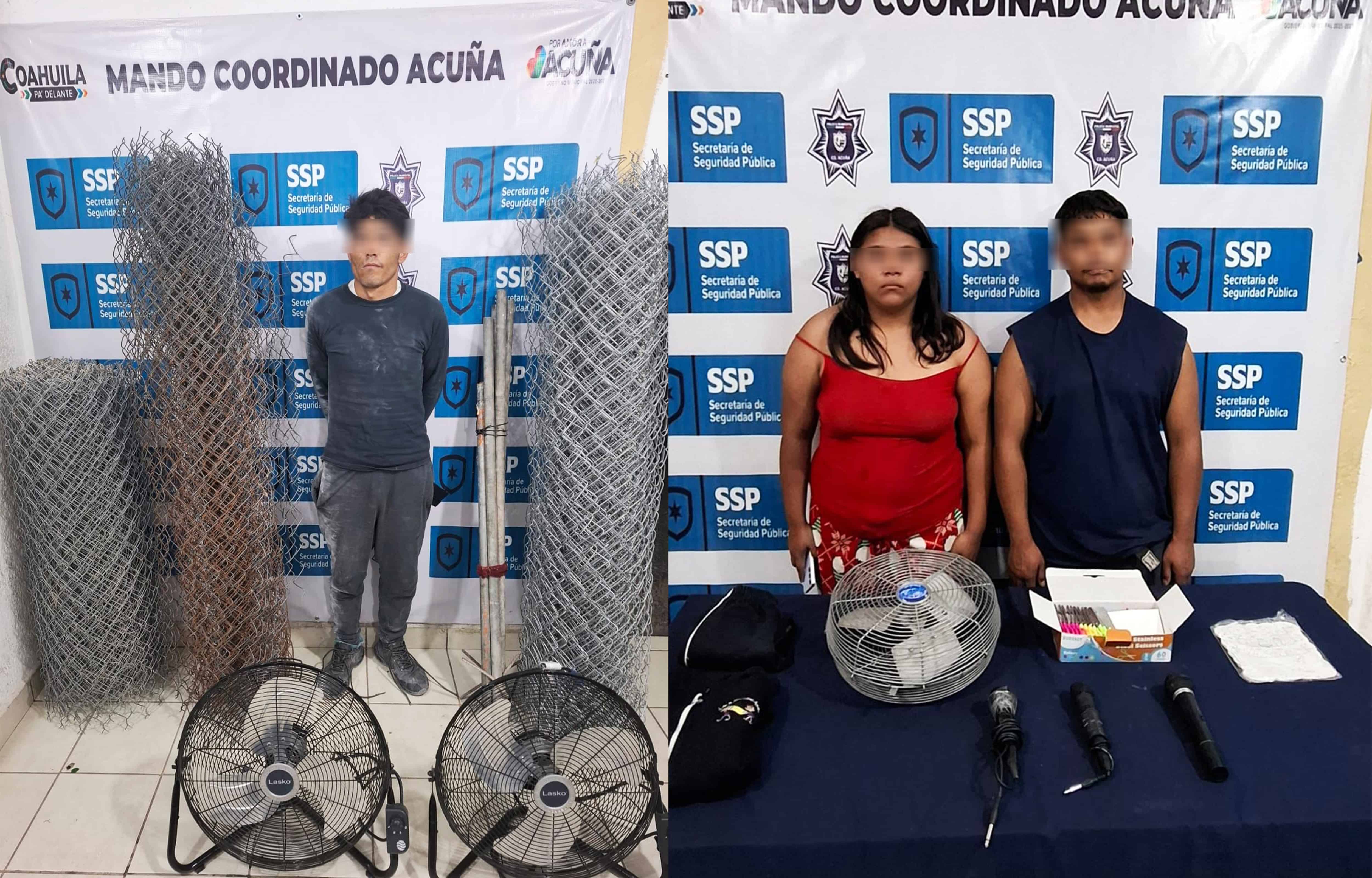 Detenidos en Ciudad Acuña por robo en escuela de Noblasi 2