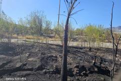 Momentos de terror en calle Fertilizantes por incendio en Altos Hornos de México