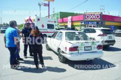 Choque con taxi deja 3 lesionadas