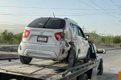 Destroza camioneta prestada