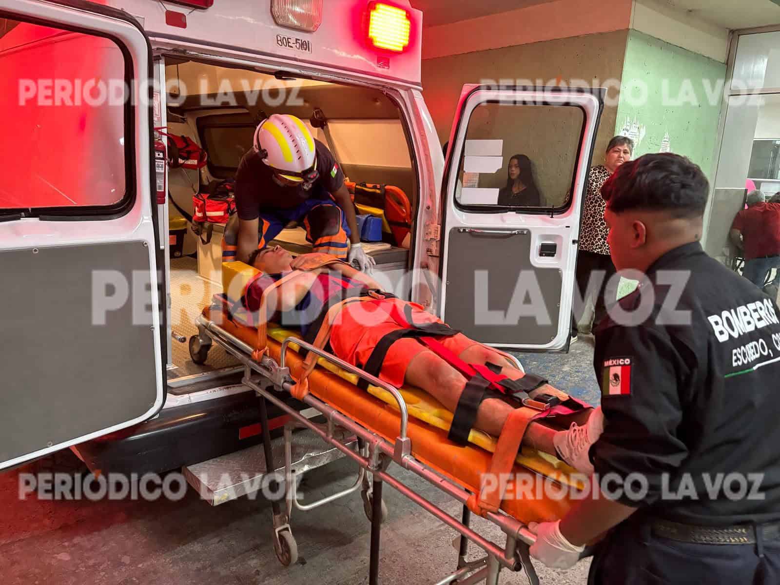 Jared López ingresó a la sala de emergencias de la Clínica 7 del IMSS.  