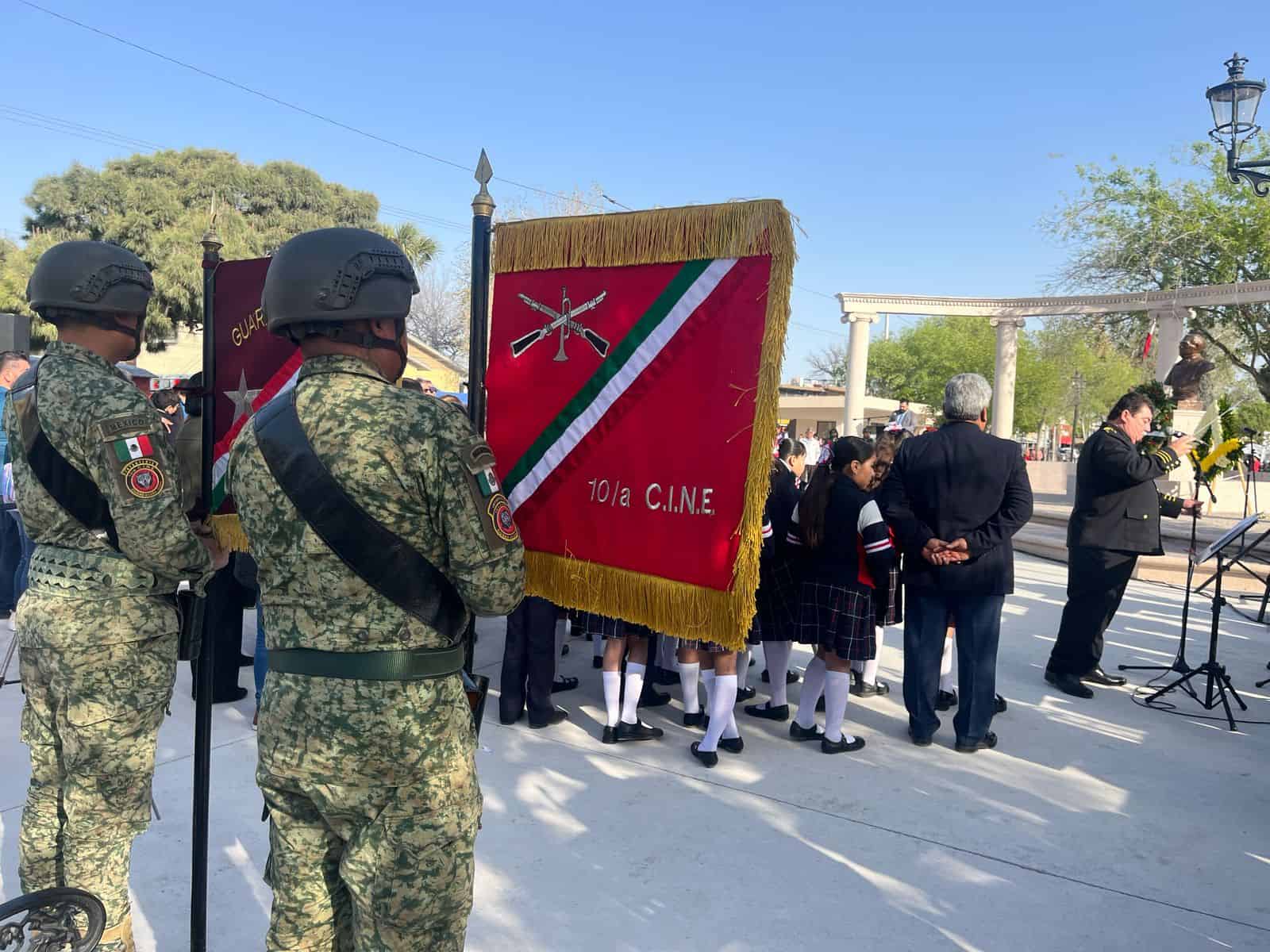 Ciudad Acuña conmemora el natalicio de Benito Juárez