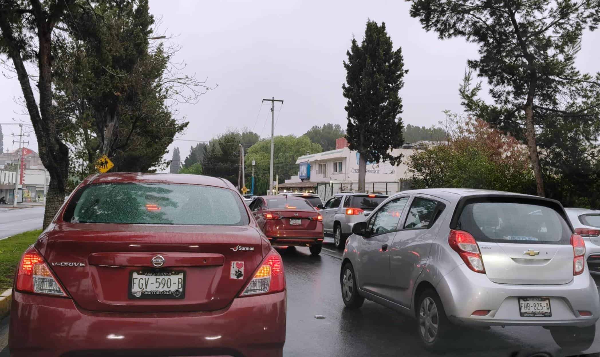 Deja lluvia múltiples accidentes Deja lluvia múltiples accidentes
