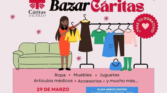 Prepara Cáritas el "Bazar con Causa"
