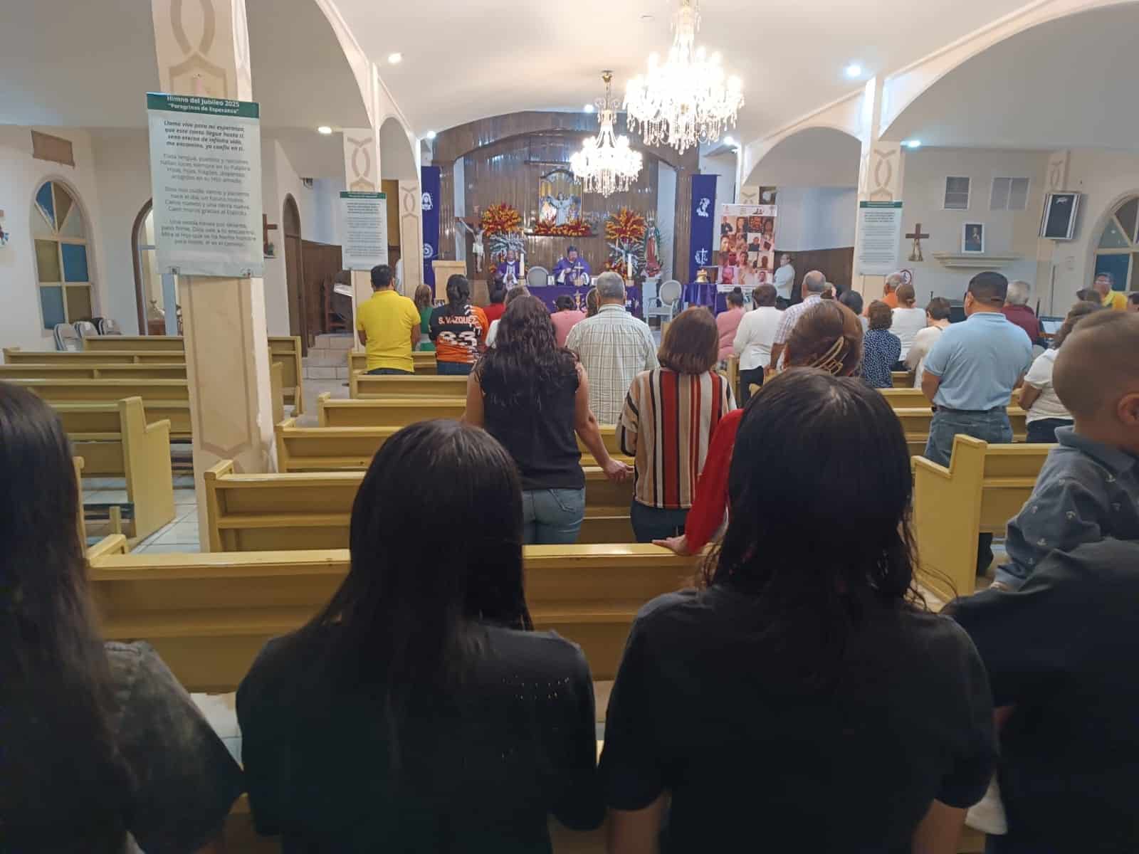 A la homilía asistieron 70 familiares de personas desaparecidas.