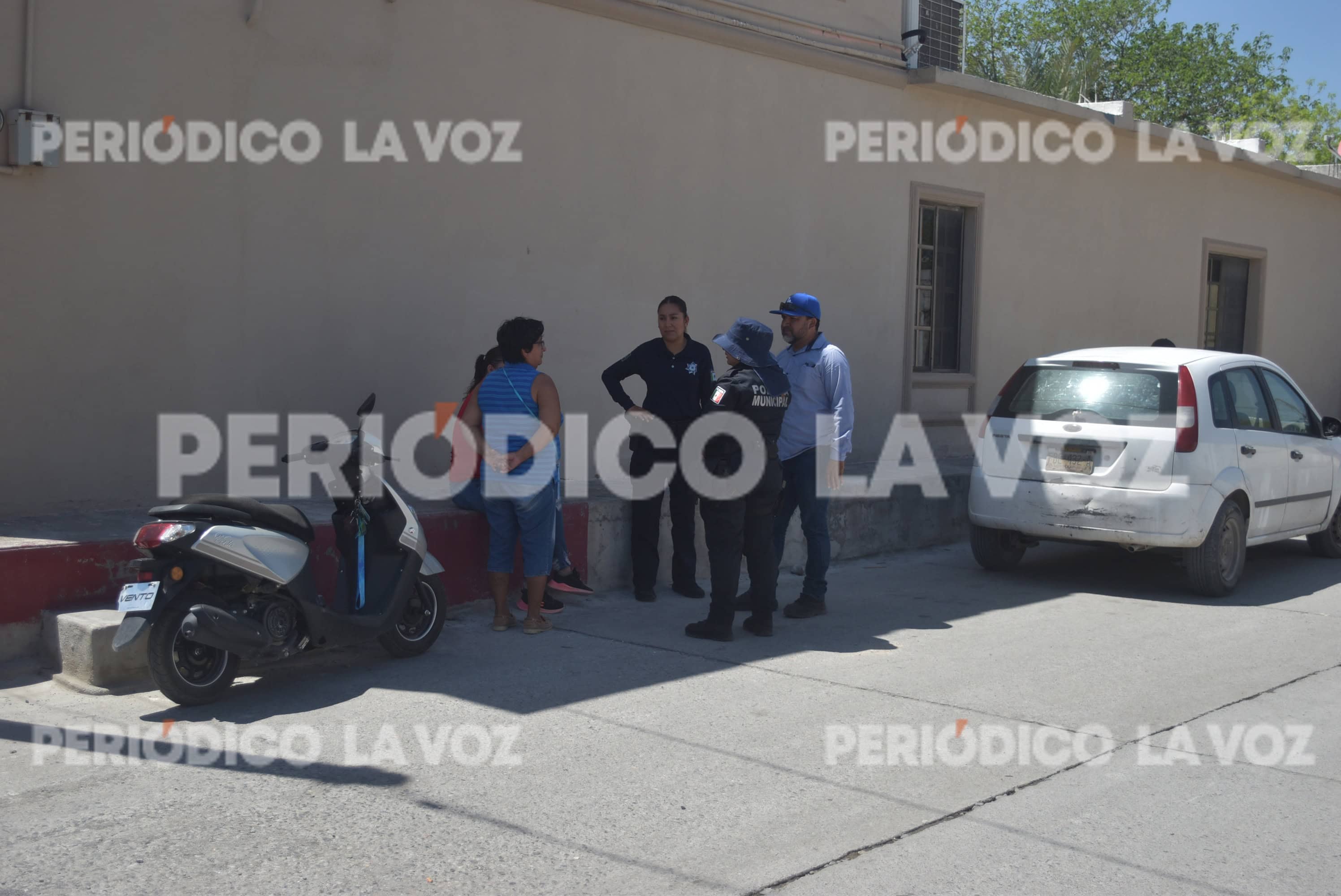 El choque se registró en calles de la Zona Centro.