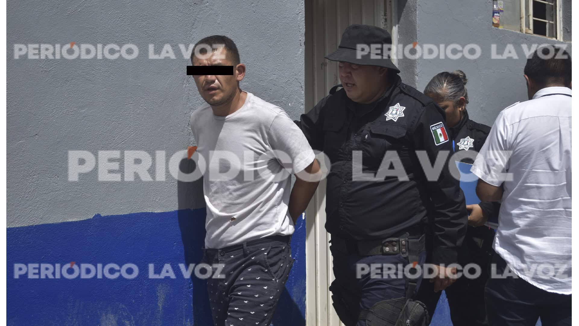 El detenido traía 13 dosis de cristal.