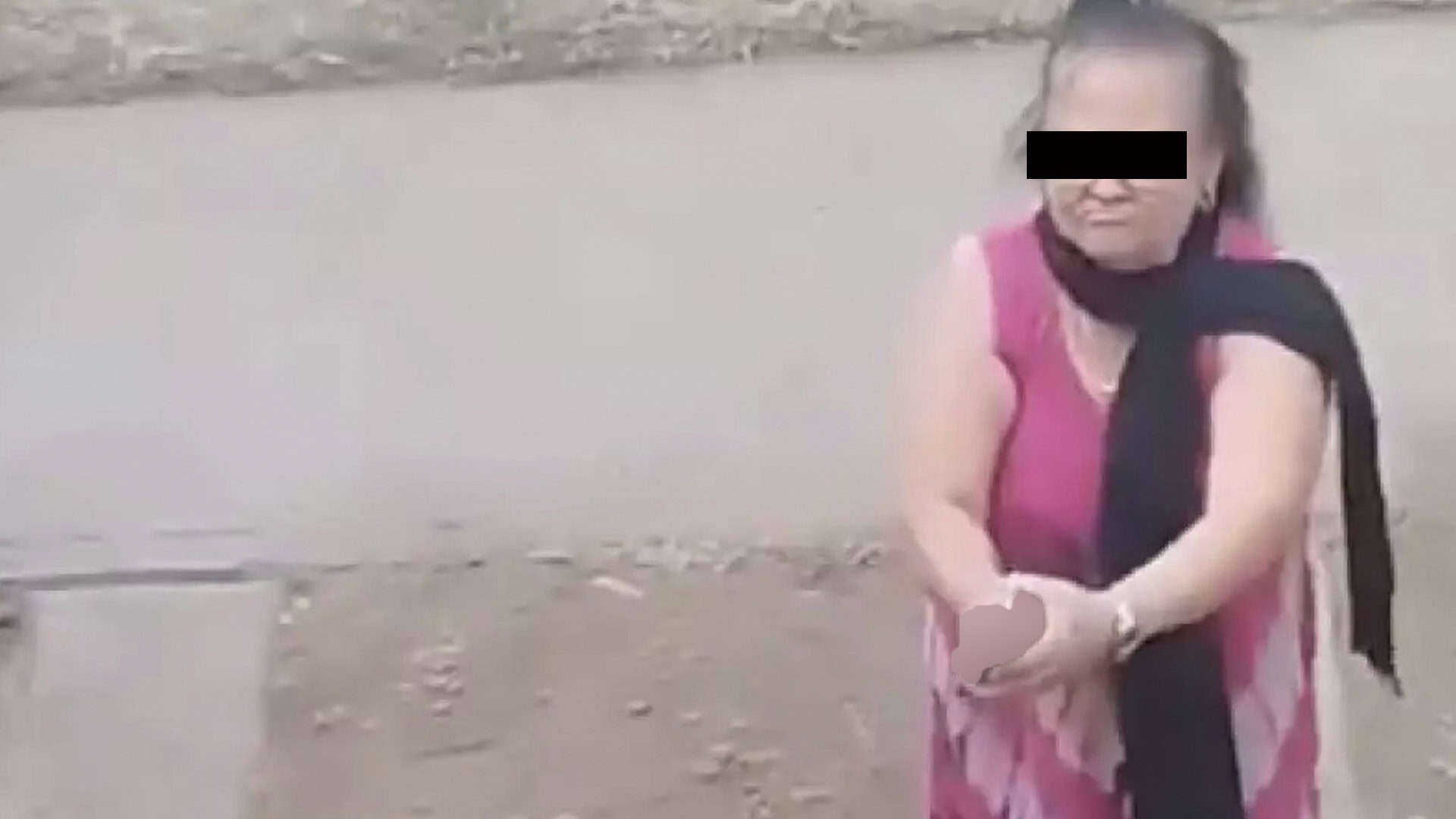 Detienen a mujer de la tercera edad tras disputa familiar