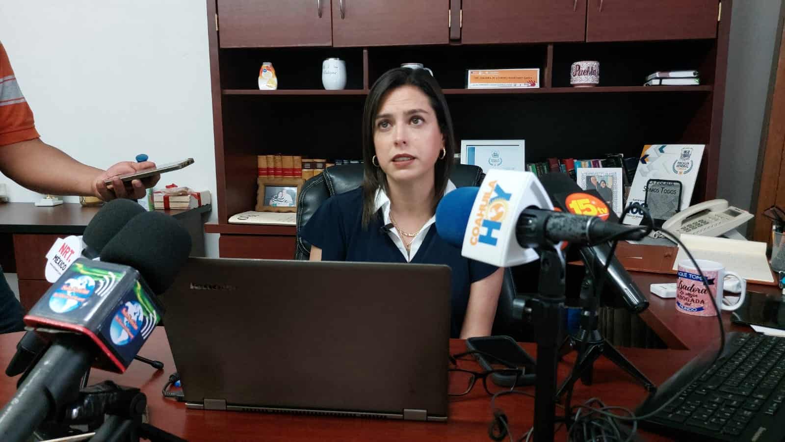 Isadora Rodríguez Garza delegada de la Fiscalía General del Estado en la región carbonífera.