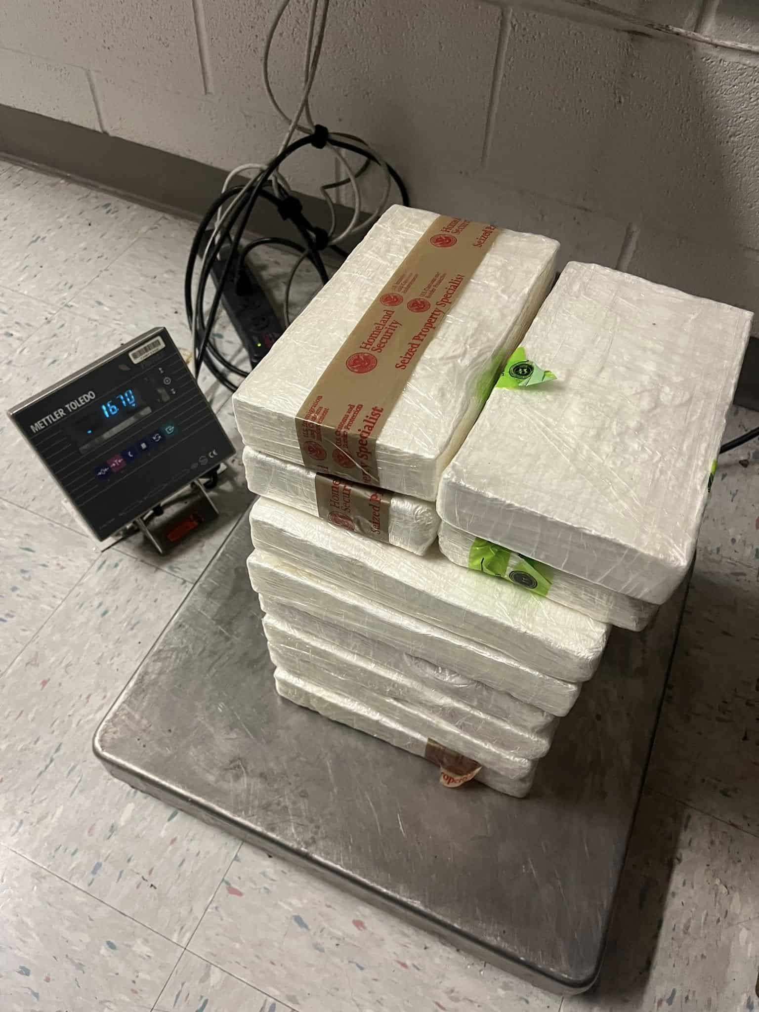 Decomisan 490 mil dólares en droga en el Puente Internacional 2 de Piedras Negras