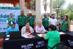 Impulsa Laura regularización de la propiedad