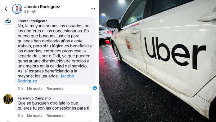 Nigropetenses PIDEN que haya Uber, Didi e Indriver en la ciudad
