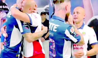 Chicharito y Sergio Ramos se reencuentran