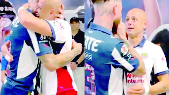 Chicharito y Sergio Ramos se reencuentran Chicharito y Sergio Ramos se reencuentran