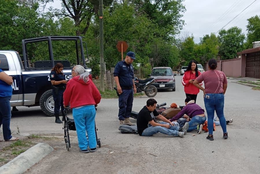 Los lesionados fueron identificados con los nombres de Yair y Juan Carlos.
