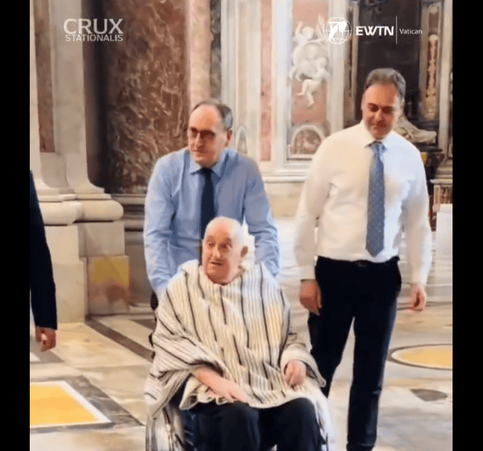 Reaparece el papa Francisco en el Vaticano