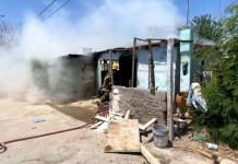 Incendio consume vivienda en la colonia Atenas 2