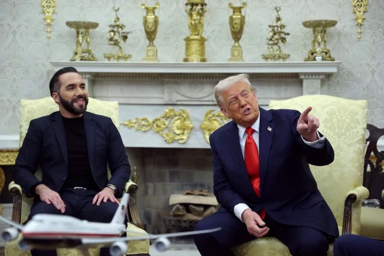 Bukele visita a Trump en la Casa Blanca para sellar pacto migratorio y uso del penal CECOT