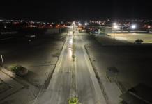 Concluye reemplazo de luminarias en blvr. Simón Bolívar de Nueva Rosita