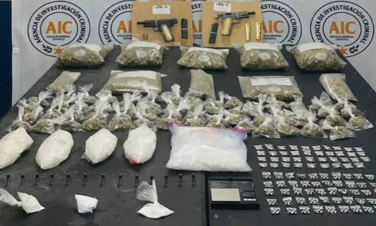 Aseguran armas y drogas en “Operativo Frontera Norte”