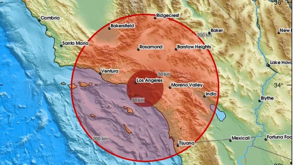 Sismo de magnitud 5.2 sacude San Diego y se siente en Tijuana; autoridades piden precaució