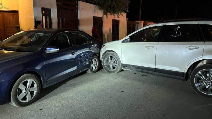 Conductor ebrio choca vehículo estacionado en Allende Conductor ebrio choca vehículo estacionado en Allende