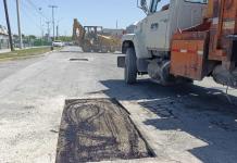 Evalúan calles para bacheo