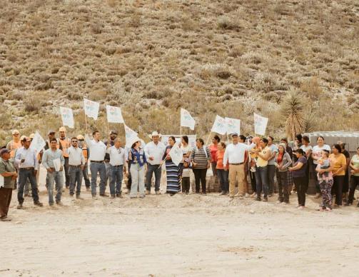 Cumple Víctor Leija en las zonas rurales