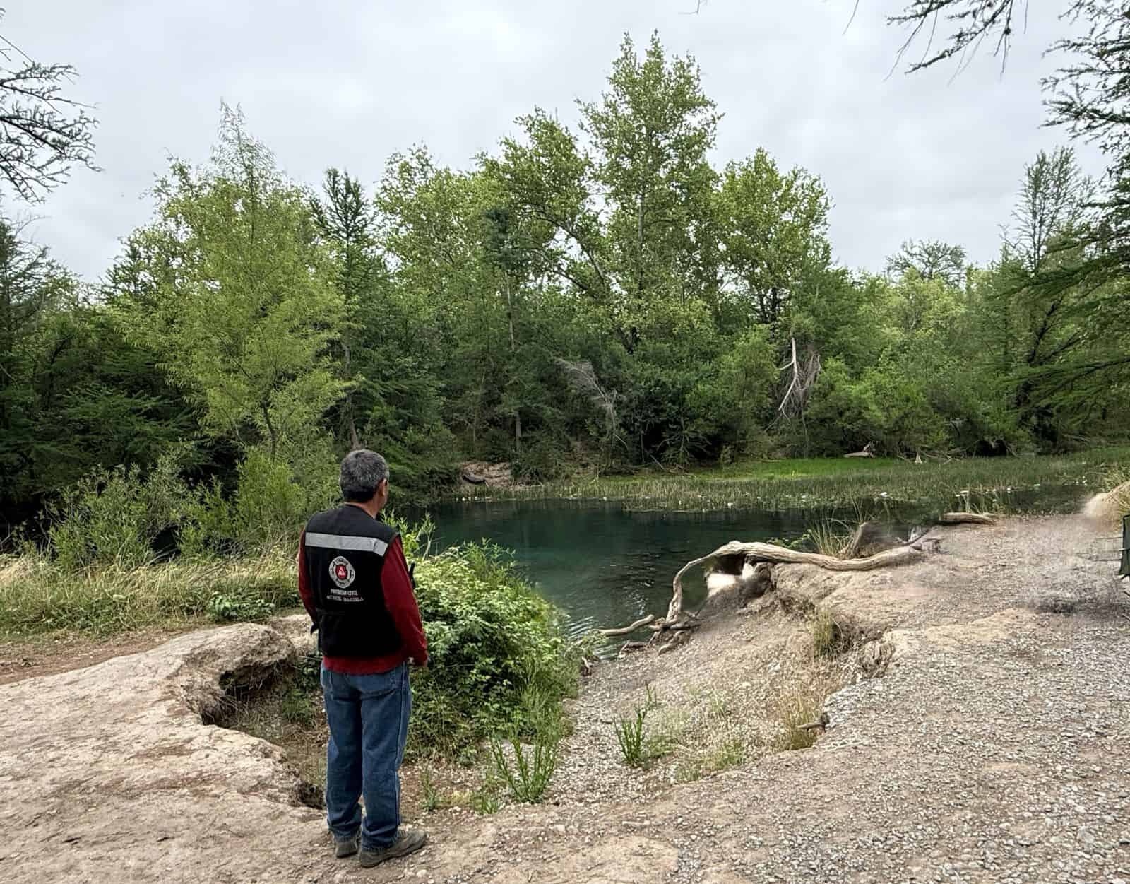 Menor de edad es rescatada de las aguas del Río Sabinas en Múzquiz